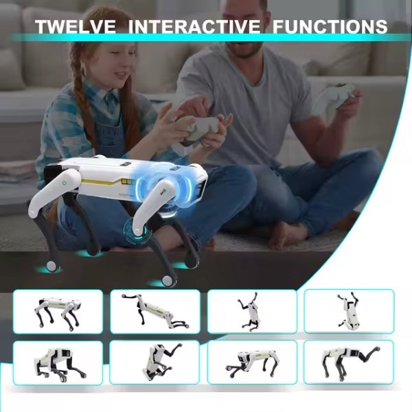RC Robot Dog | Voice-Controlled, Programmable with 15+ Movements & Interactive Entertainment for Kids and Pet Lovers