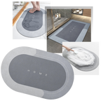 Super Absorbent Non-Slip Floor Mat | Quick-Drying, Easy to Clean & Ideal for Bathroom, Kitchen, or Entryway Use