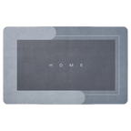 Super Absorbent Non-Slip Floor Mat | Quick-Drying, Easy to Clean & Ideal for Bathroom, Kitchen, or Entryway Use