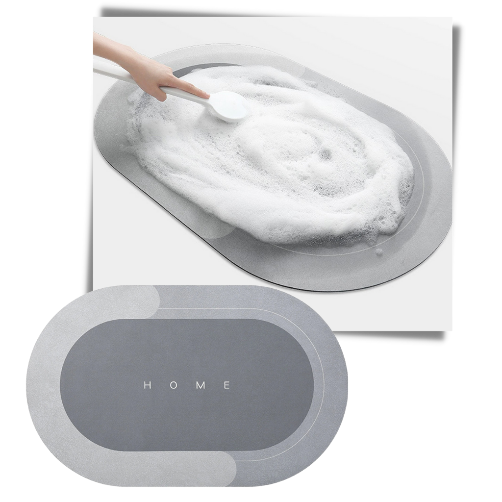 Super Absorbent Non-Slip Floor Mat | Quick-Drying, Easy to Clean & Ideal for Bathroom, Kitchen, or Entryway Use