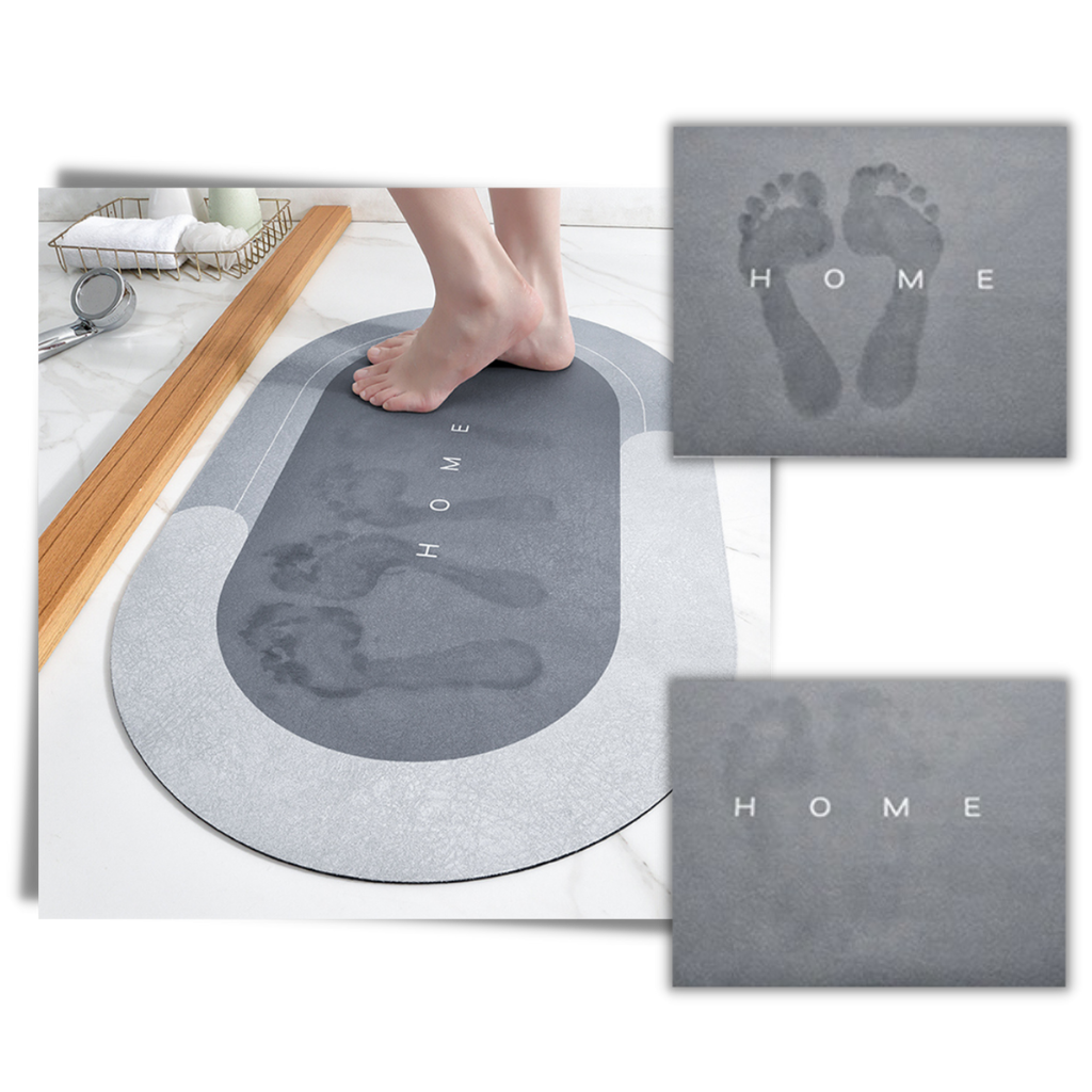 Super Absorbent Non-Slip Floor Mat | Quick-Drying, Easy to Clean & Ideal for Bathroom, Kitchen, or Entryway Use