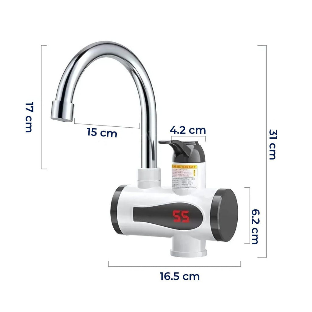 Instant Hot Water Tap | Tankless, Compact & Energy-Efficient Design for Kitchens and Bathrooms