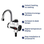 Instant Hot Water Tap | Tankless, Compact & Energy-Efficient Design for Kitchens and Bathrooms