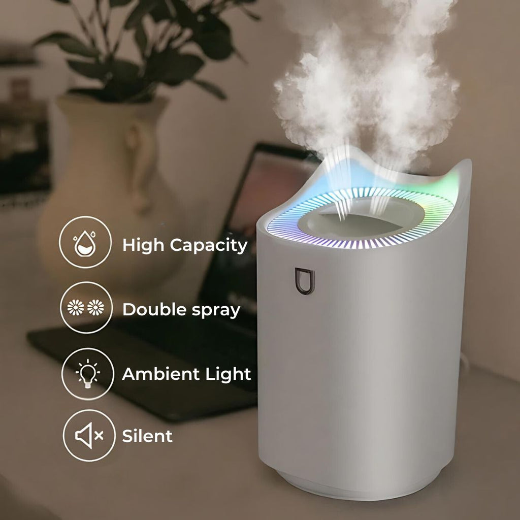 3000ml Home Humidifier | Mist Technology for Respiratory Relief & Enhanced Air Quality at Home