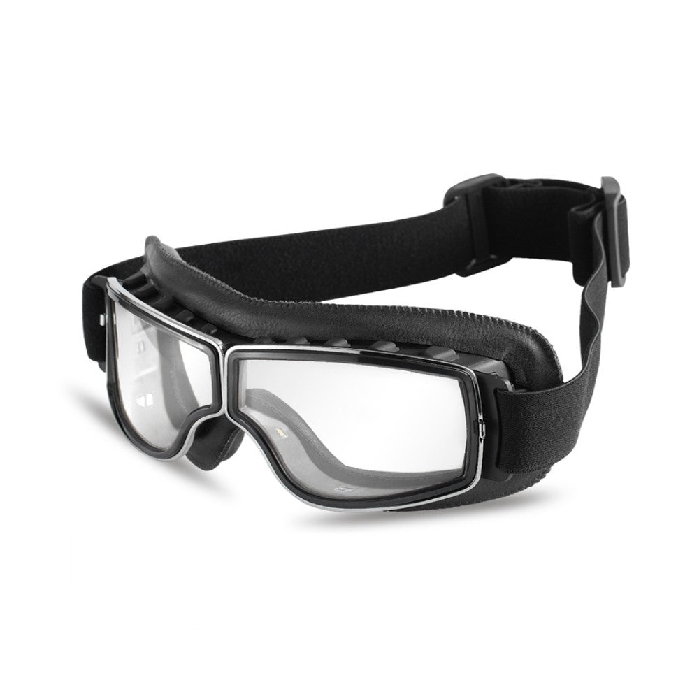 Vintage Motorcycle Leather Goggles | Windproof, Dust-Proof & Comfortable Fit for Outdoor Sports and Riding
