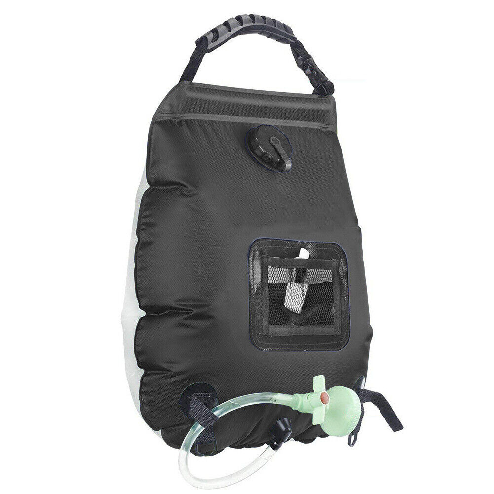 Portable Solar Shower Bag - Outdoor Camping Heating Shower for Hiking, Beach, and Travel Use