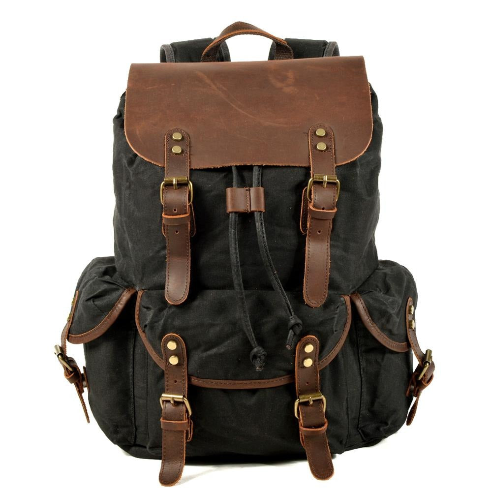 Crazy Horse Leather Backpack | Durable, Water-Resistant & Perfect for Work, Travel, or Everyday Use
