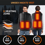 Heated Gilet | Lightweight, Water-Resistant & Adjustable Temperature for Outdoor Activities