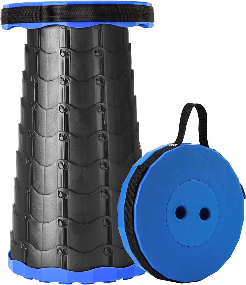 Collapsible Camping Stool - Portable Folding Stool for Outdoor Activities, Hiking, Fishing, and Travel