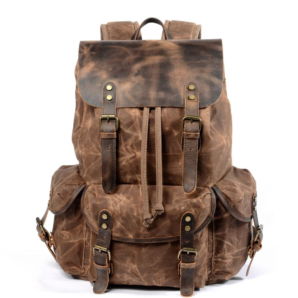 Crazy Horse Leather Backpack | Durable, Water-Resistant & Perfect for Work, Travel, or Everyday Use
