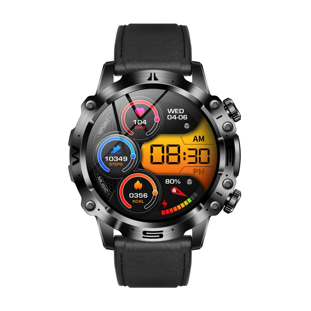 ECG Smart Watch | Heart Rate, Sleep, Blood Pressure Monitor & Activity Tracker - Calorie and Step Counter - Fitness
