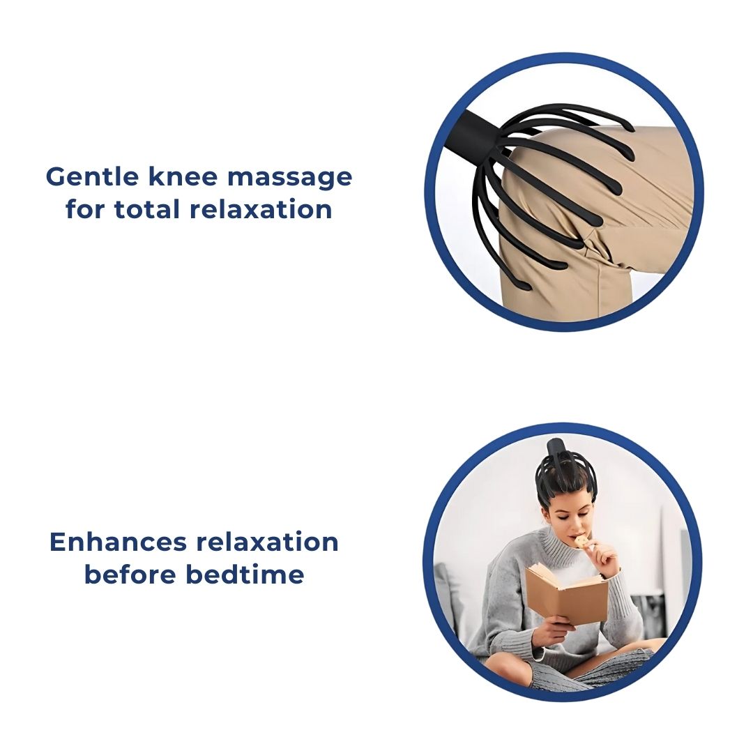 Smart Electric Head Massager | Multi-Directional Vibration for Stress Relief & Improved Sleep