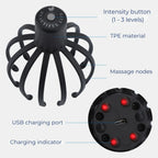 Smart Electric Head Massager | Multi-Directional Vibration for Stress Relief & Improved Sleep