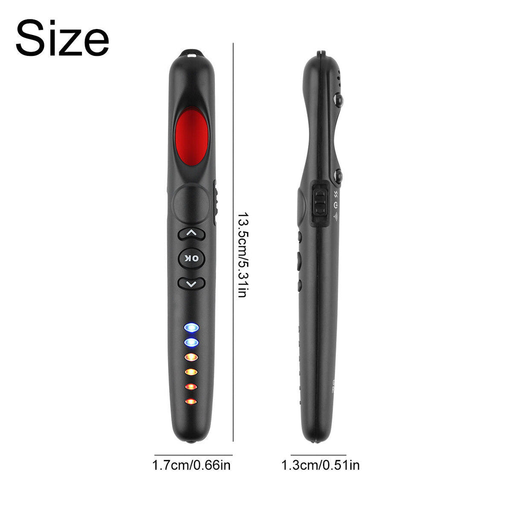 Hidden Camera Bug Detector & GPS Tracker for Hotels, Cars, and Personal Security