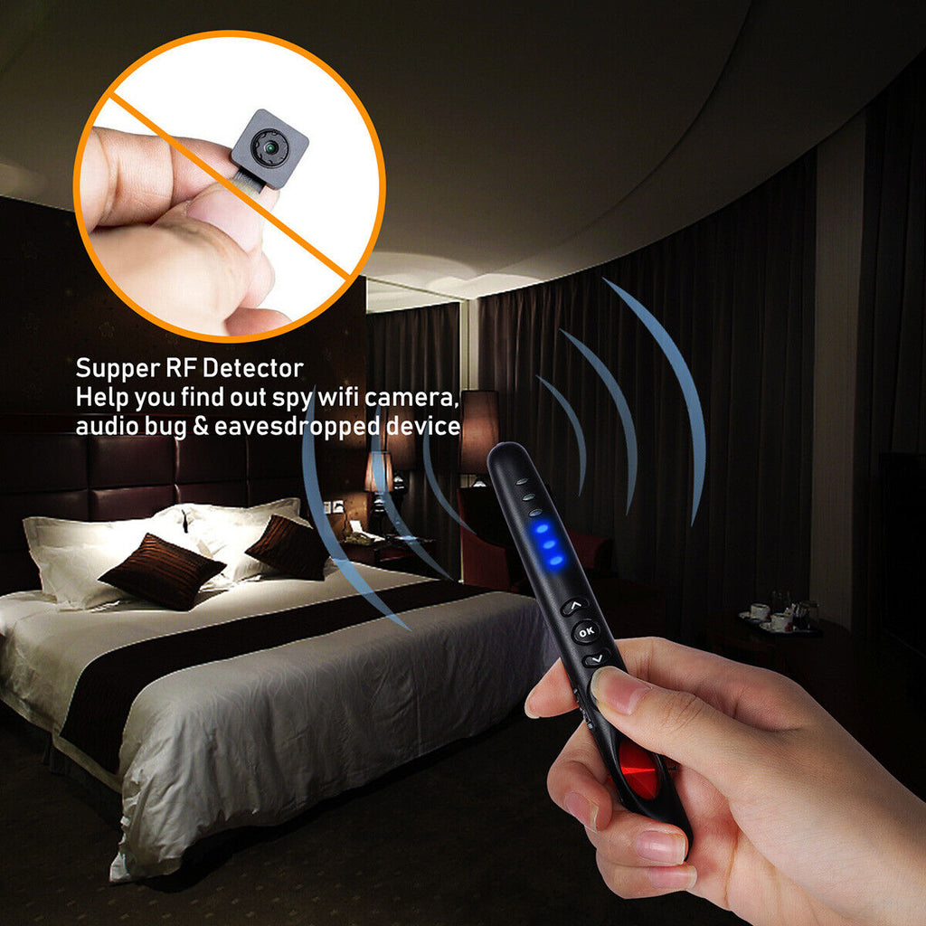 Hidden Camera Bug Detector & GPS Tracker for Hotels, Cars, and Personal Security