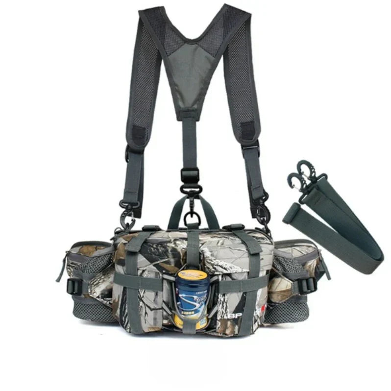 Outdoor Sports Waist Backpack for Hiking, Running, and Cycling - Lightweight, Adjustable, Water-Resistant Design