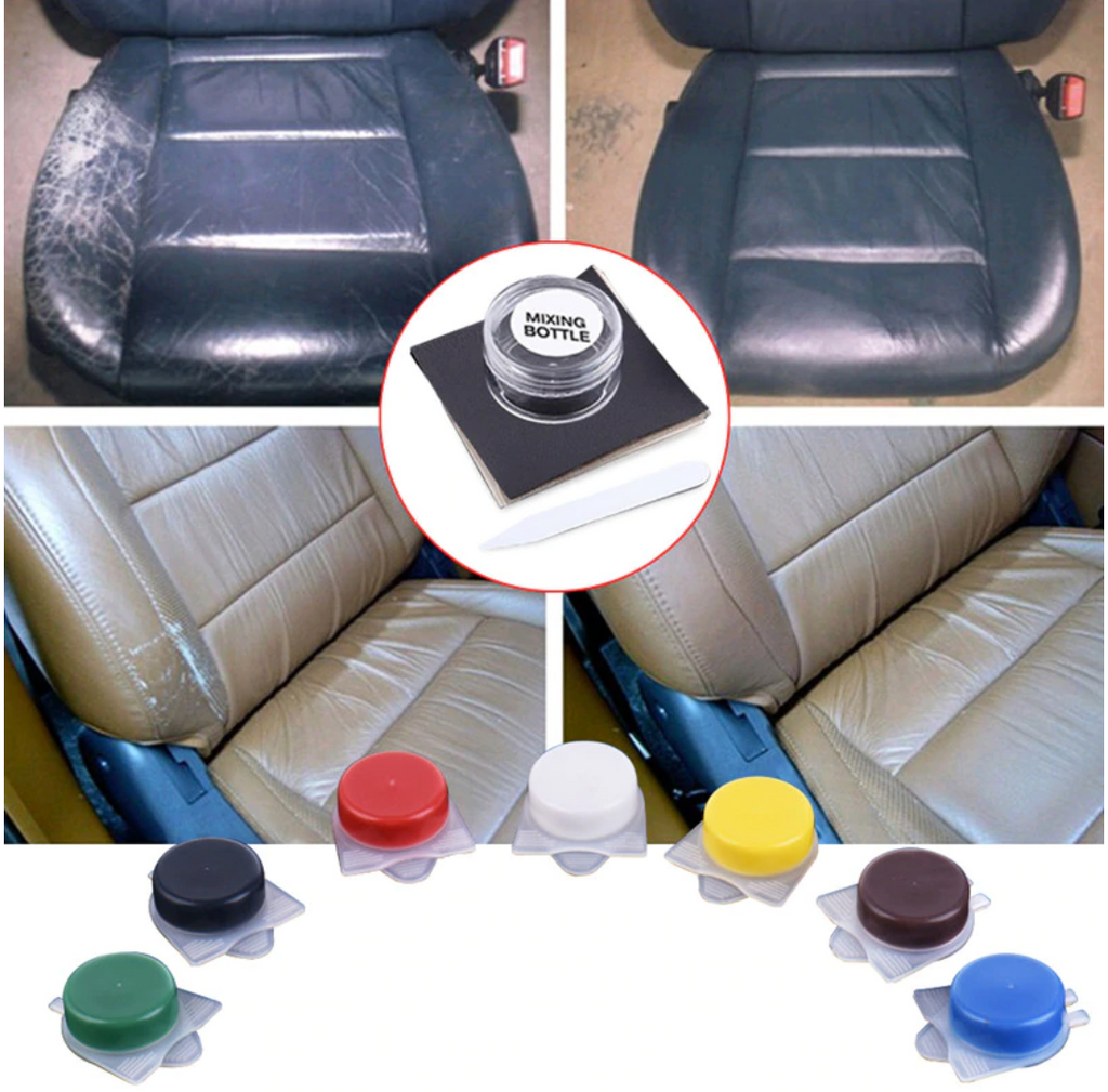 Leather Repair Kit | Comprehensive Solution for Furniture, Car Interiors, Shoes & Handbags