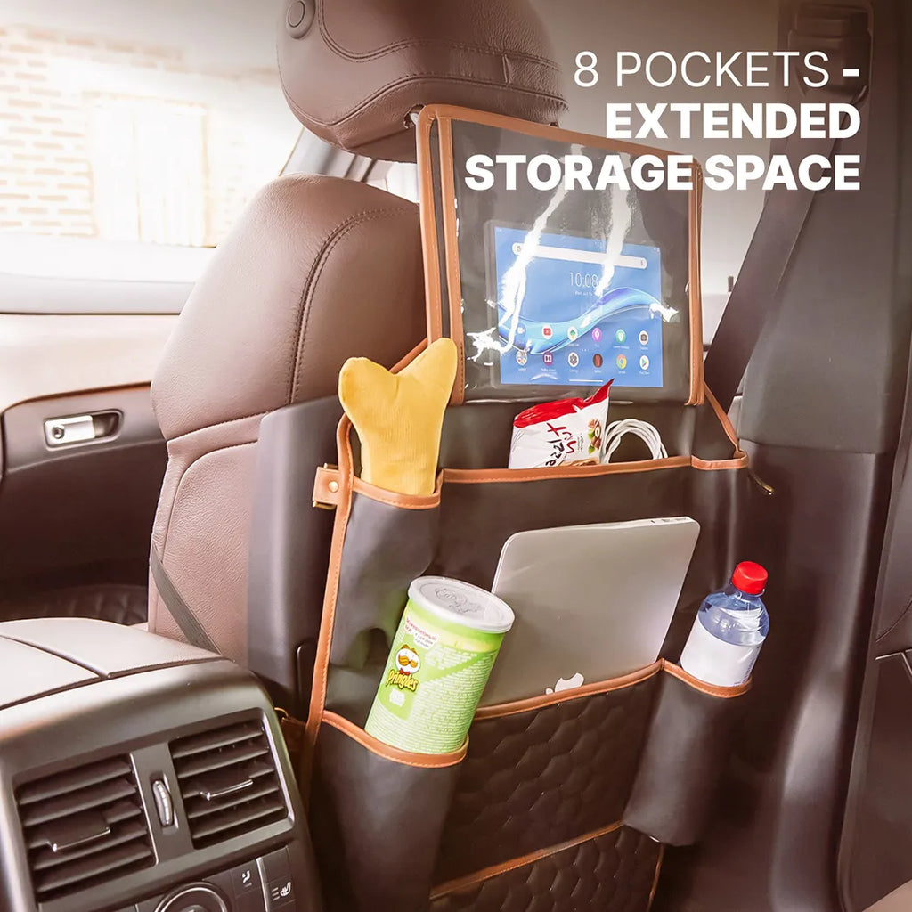 Car Back Seat Organizer | Multifunctional Storage Solution for Families with Kids