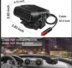 12V Car Heater & Defroster – Powerful Heating & Cooling System for Winter Car Comfort