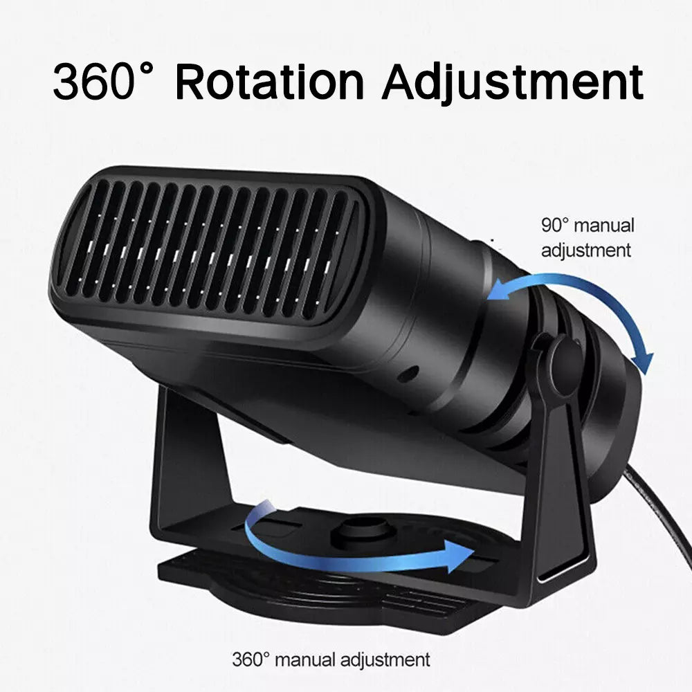 12V Car Heater & Defroster – Powerful Heating & Cooling System for Winter Car Comfort