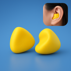 Noise-Reducing Silent Earplugs | Hypoallergenic, Comfortable Fit for Undisturbed Sleep in Noisy Environments