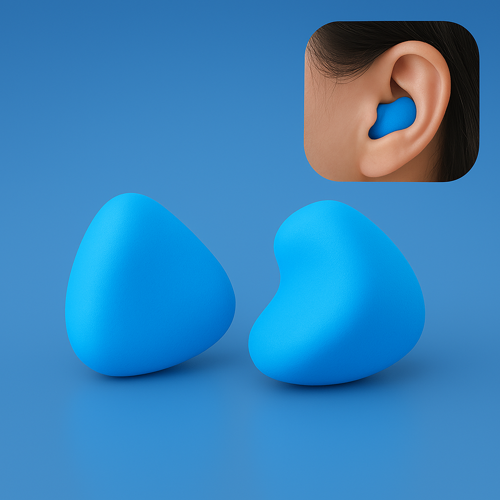 Noise-Reducing Silent Earplugs | Hypoallergenic, Comfortable Fit for Undisturbed Sleep in Noisy Environments