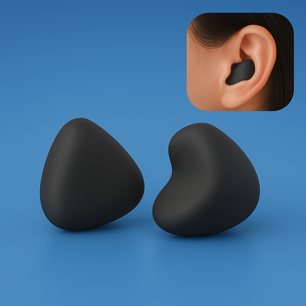 Noise-Reducing Silent Earplugs | Hypoallergenic, Comfortable Fit for Undisturbed Sleep in Noisy Environments