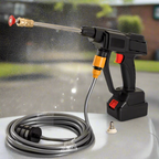 High-Pressure Cordless Washer with 2 Rechargeable Batteries for Outdoor Cleaning and Car Wash