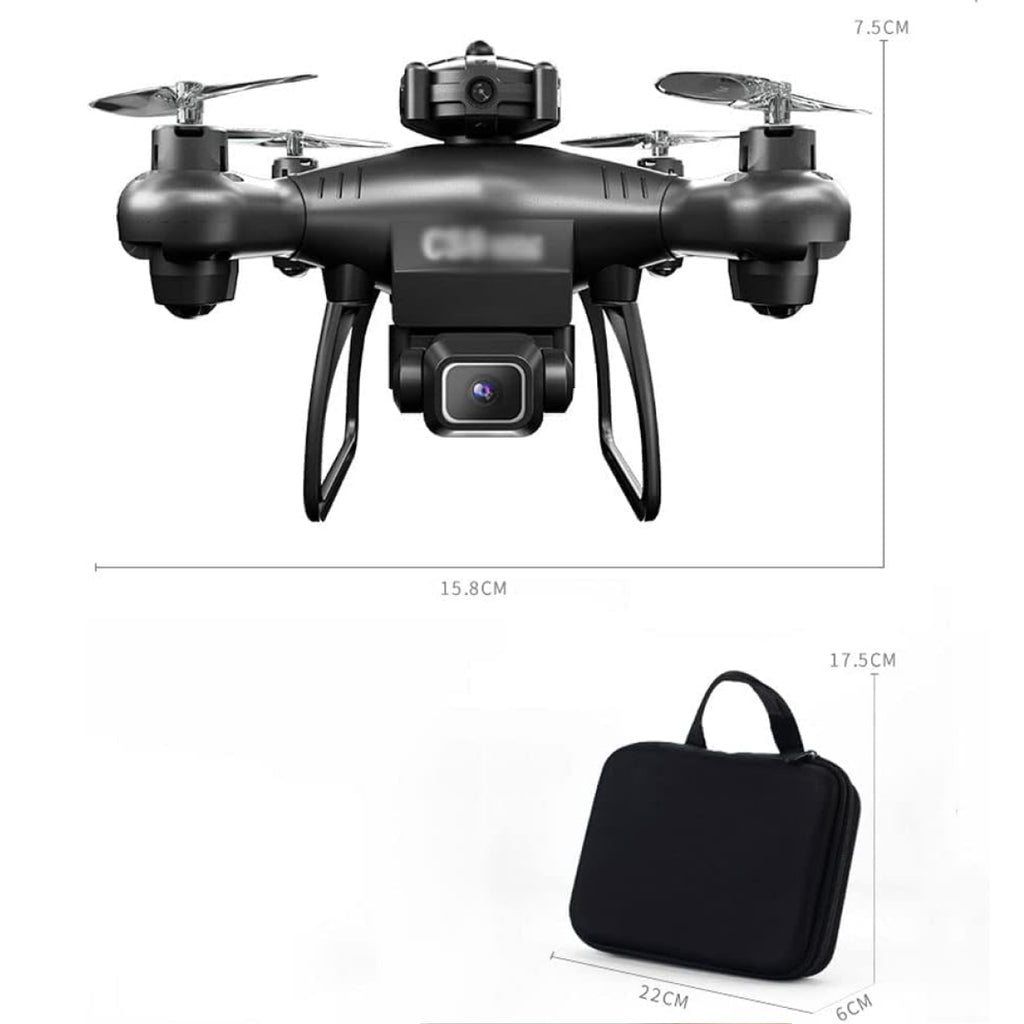 GPS Drone with 4K Dual Camera - Obstacle Avoidance - Perfect for Winter Sports Filming: Capture Snowboarding & Skiing in Stunning Detail