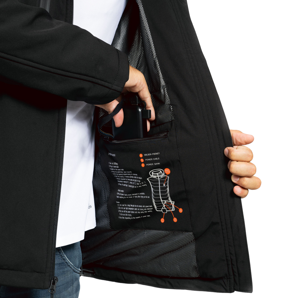 Men's Heated Coat | Rechargeable Battery, 130°F Heat & Ideal for Extreme Cold Weather