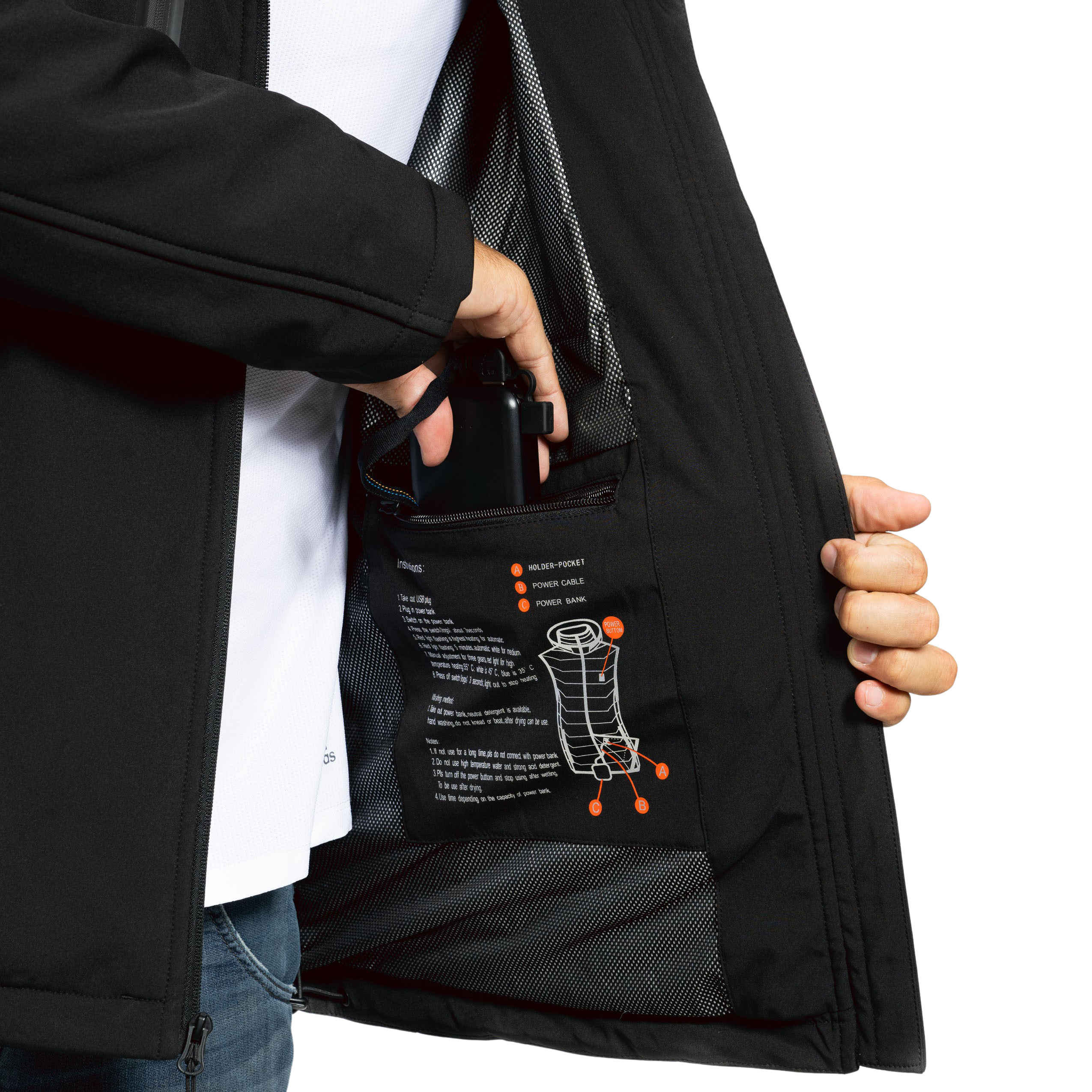 Men's Heated Coat | Rechargeable Battery, 130°F Heat & Ideal for Extreme Cold Weather