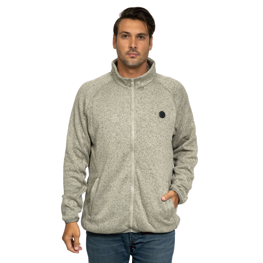 Heated Fleece Jacket | Ultra-Soft, Breathable & Rechargeable with 3 Heat Settings for Men