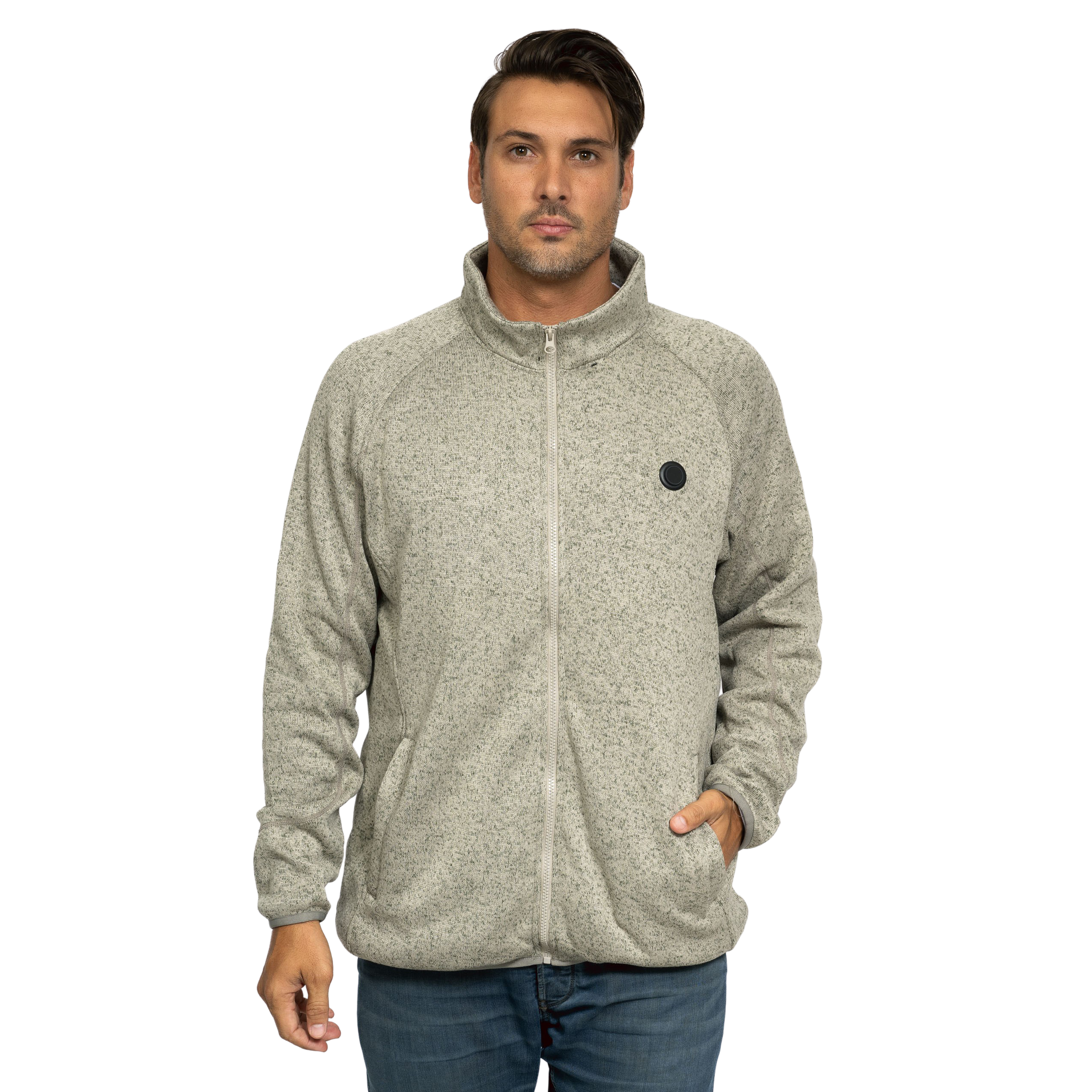 Heated Fleece Jacket | Ultra-Soft, Breathable & Rechargeable with 3 Heat Settings for Men