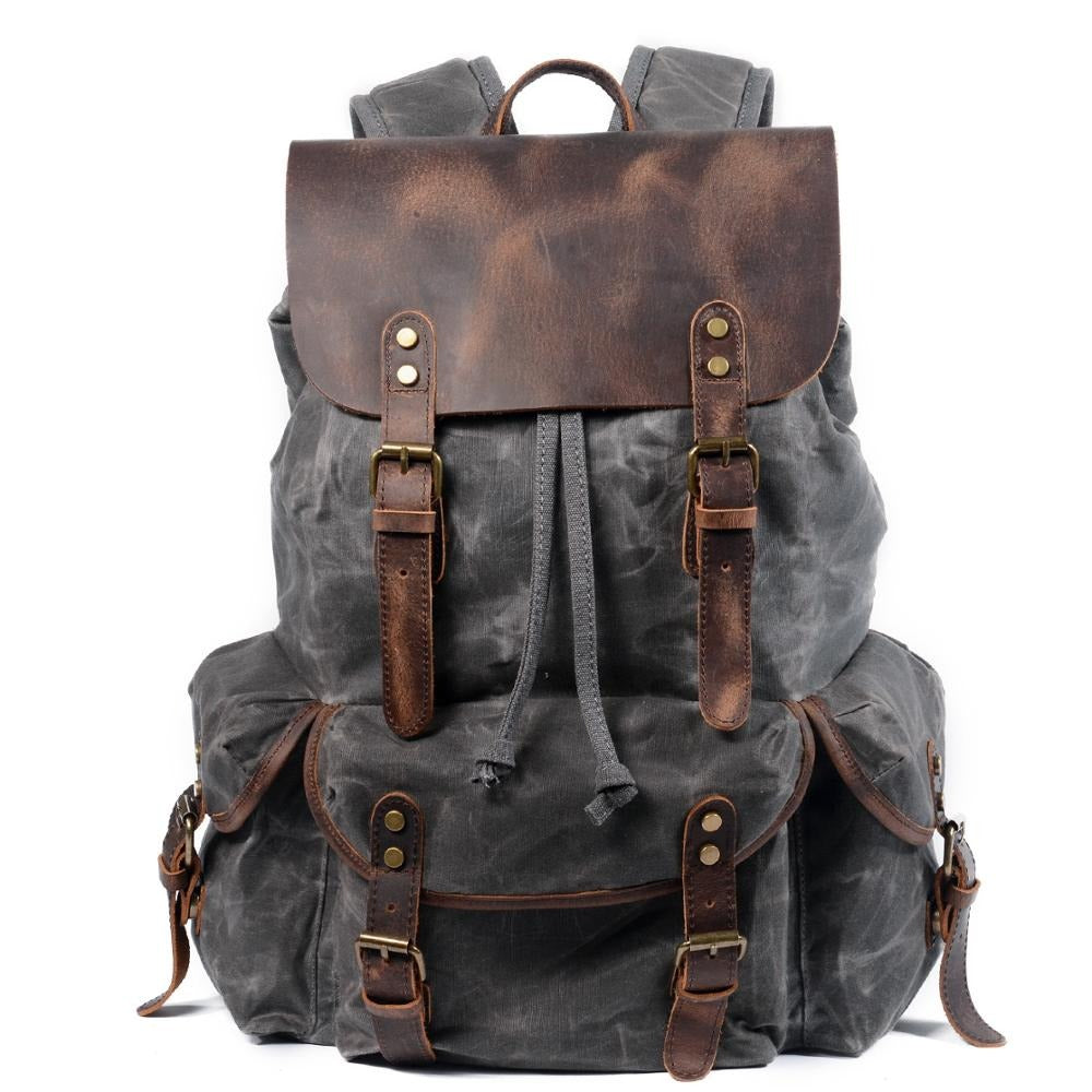 Crazy Horse Leather Backpack | Durable, Water-Resistant & Perfect for Work, Travel, or Everyday Use