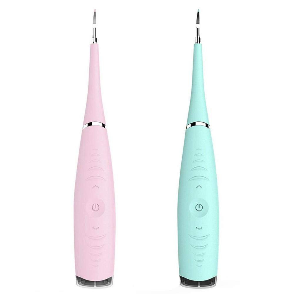 Ultrasonic Plaque Remover | High-Frequency Vibration, Waterproof & Portable for Home Dental Care