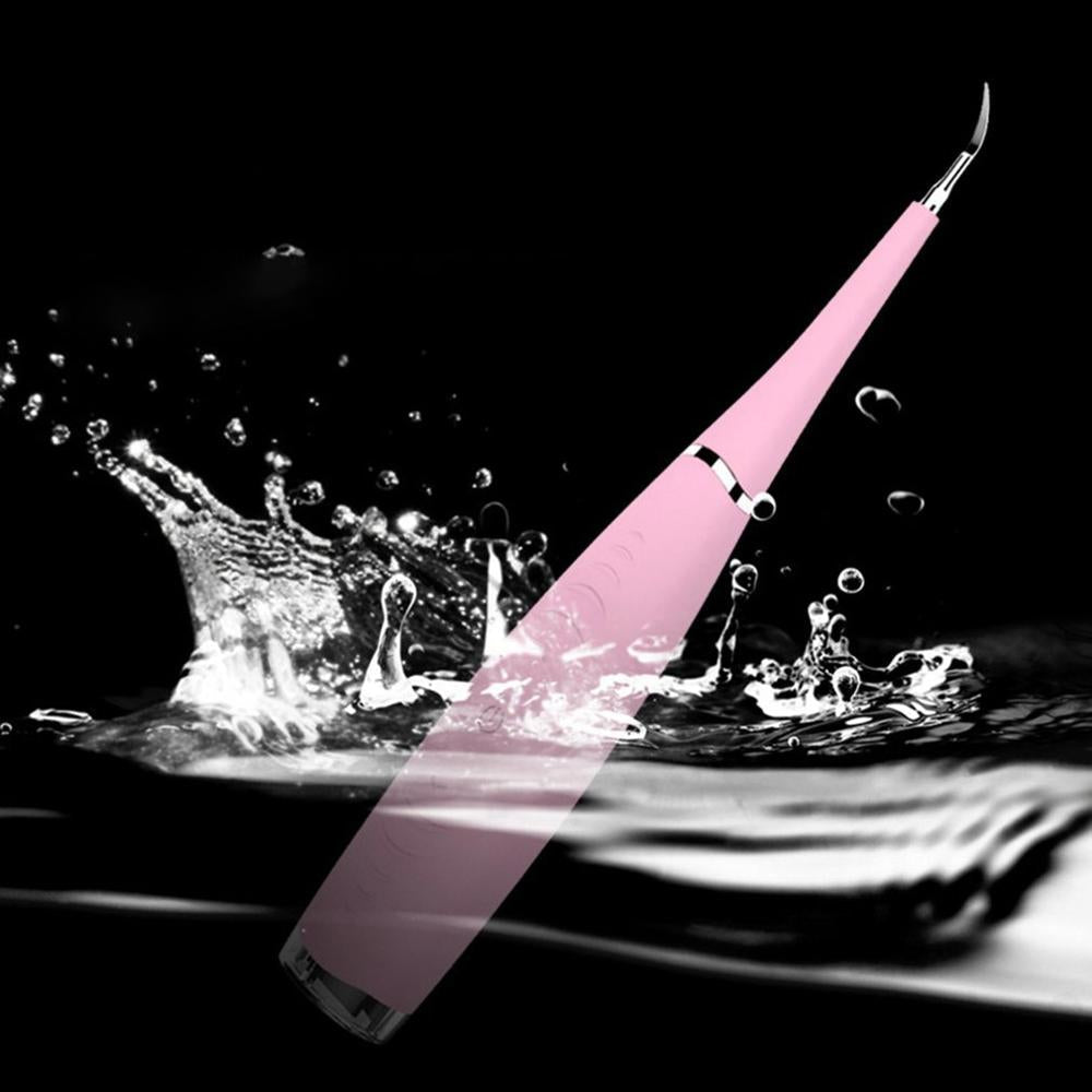 Ultrasonic Plaque Remover | High-Frequency Vibration, Waterproof & Portable for Home Dental Care