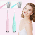 Ultrasonic Plaque Remover | High-Frequency Vibration, Waterproof & Portable for Home Dental Care