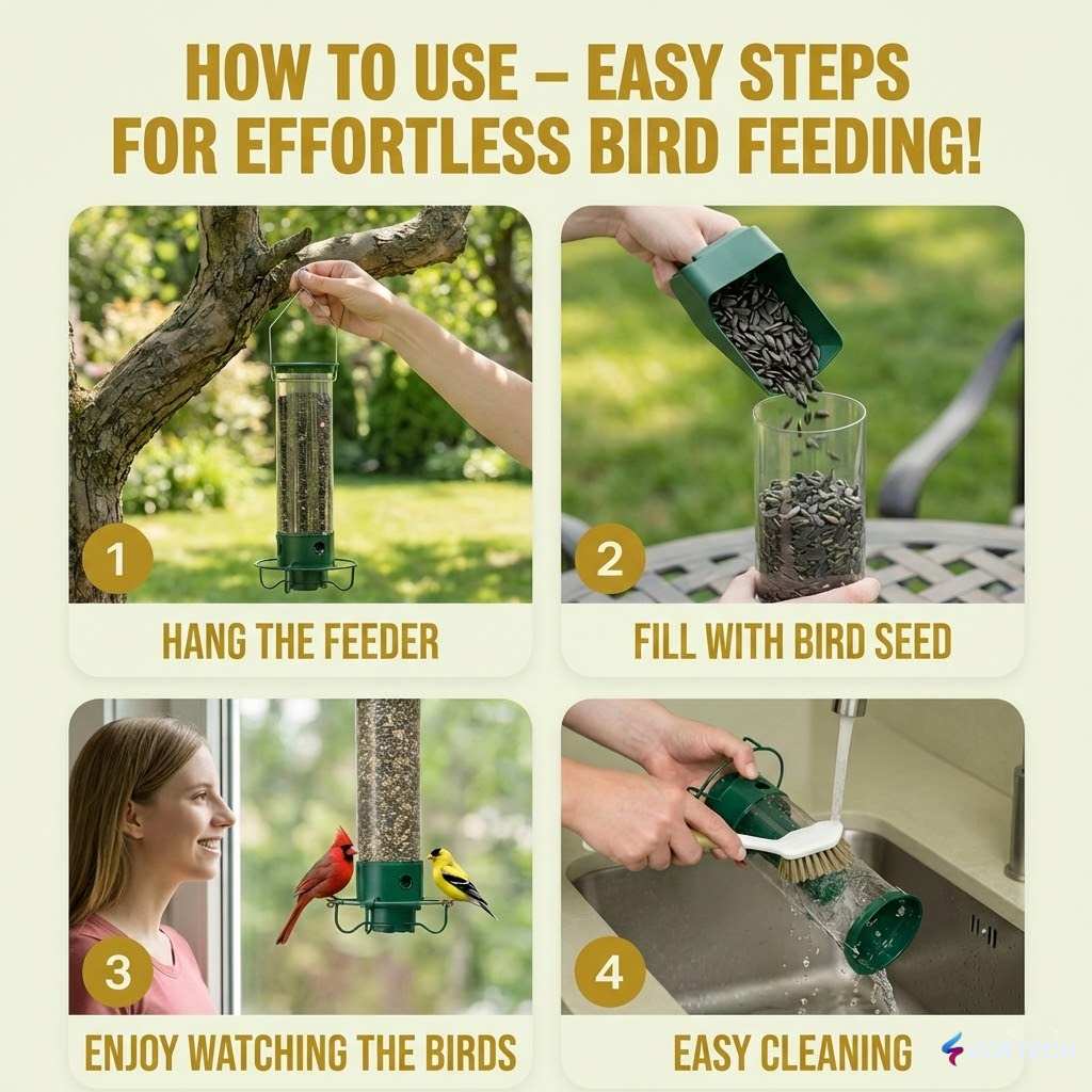 SpinGuard™ Squirrel Proof Bird Feeder | Metal Spinning Feeder Squirrel Proof – Weight Activated Deterrent No Baffles For Squirrels Needed – Best Squirrel Resistant Design to Keep Squirrels Off