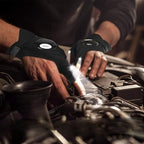 LED Fingerless Gloves with Waterproof Lights - Ideal for Working, Cycling, Hiking, Survival, and Camping