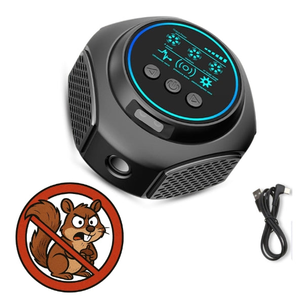 Smart Squirrel Indoor Repeller | 360° Coverage, Ultrasonic Technology & Safe for Home Use
