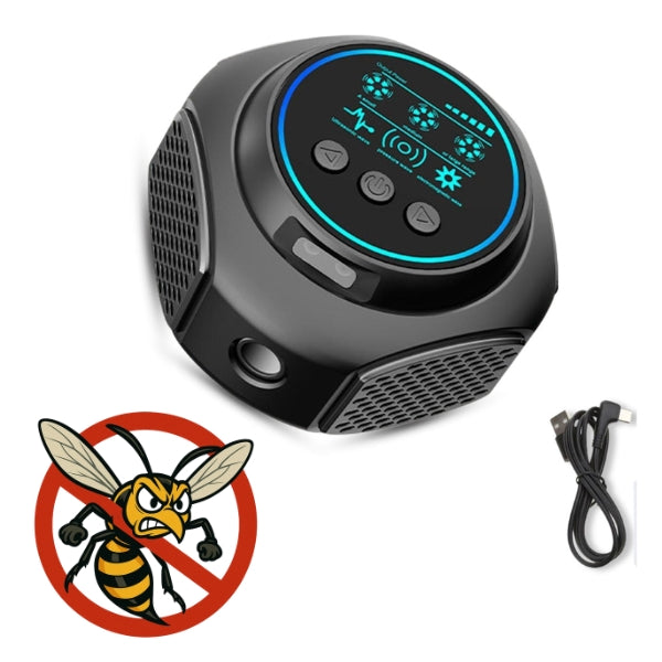 Ultrasonic Wasp & Hornet Repellent Plug-In | Chemical-Free Indoor & Outdoor Protection to Prevent Nests Around Home, Pool or Patio (3200 sq. ft.)