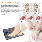 EMS Foot Massager - TENS Machine for Foot Pain Relief - Home Recovery Technology