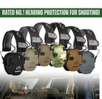 Electronic Earmuffs for Hearing Protection - Noise-Canceling Headphones for Shooting, Hunting, and Industrial Use