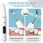 Ultrasonic Tartar Remover | 38 kHz, LED Light & USB Fast Charging for At-Home Dental Care
