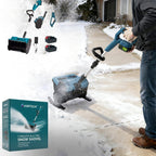 Efficient Handheld Cordless Electric Shovel - Battery Powered for Easy Snow Removal & Storage