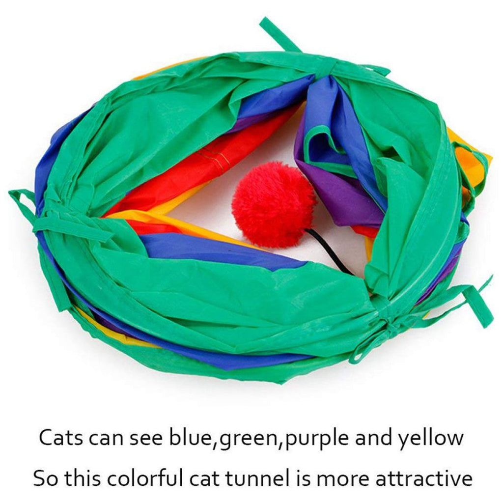 Extra-Large Cat Tunnel | Durable, Tear-Resistant Polyester for Indoor Play & Exercise