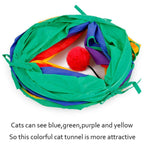 Extra-Large Cat Tunnel | Durable, Tear-Resistant Polyester for Indoor Play & Exercise