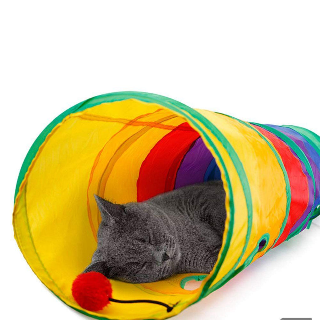 Extra-Large Cat Tunnel | Durable, Tear-Resistant Polyester for Indoor Play & Exercise