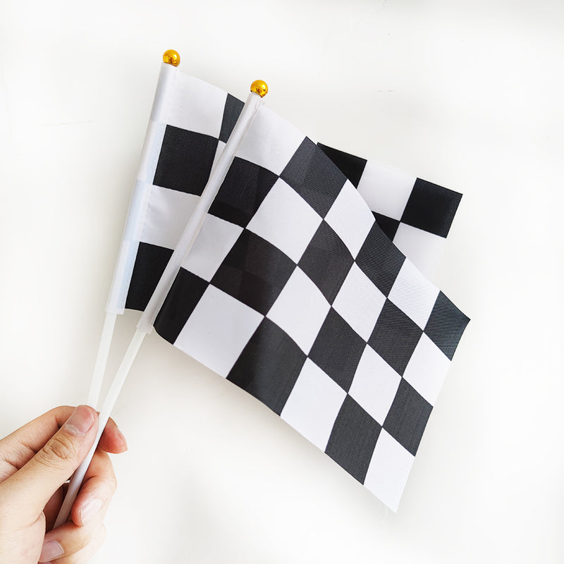 Mini Racing Flags and Traffic Cones Set