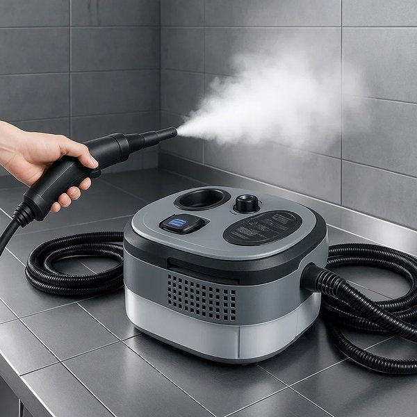Professional Steam Cleaner | 60 Min Runtime, 16 Attachments & High Steam Power for Home and Business Use